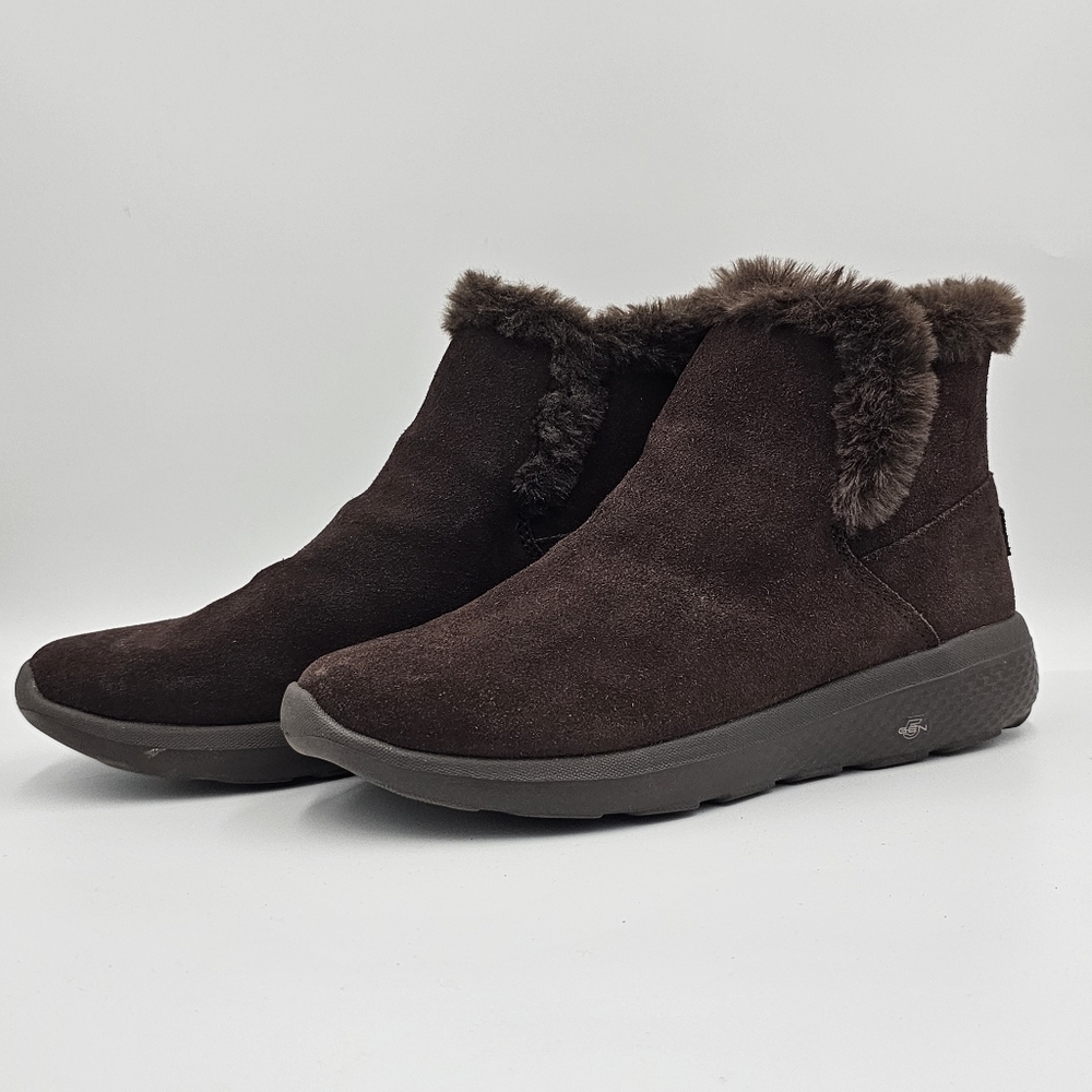 SKECHERS On the Go chocolate bootie size 7 - Picture 8 of 9